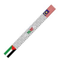 Palestinos Vėliavos Šilkinė Galvos Juosta Su Kabančiomis Juostelėmis Moterims Plaukų Aksesuaras Festivalio Kelionės Dovana Headband 08 gray
