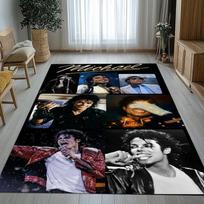 Michael Jackson King of Pop Thriller Moonwalk Non-Slip Large Area Rug for Living Room,Bedroom Carpet Mat for Sofa,Home Decor 100cmx150cm