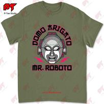 Styx Mr Roboto Domo Arigato Rock Band Kilroy Was Here T-shirt T6RM 4XL gray