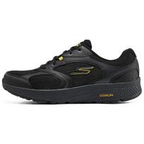 Skechers Go Lightweight Shock Absorbing Knee Support Running Shoes Men sneakers Black Gold 220371-BKYL 43.5 black