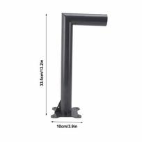 Mounting Kit for Starlink Aluminum Alloy Heavy Duty  Internet Dish Pole Mount for Roof Wall Mounting Kit for Starlink black