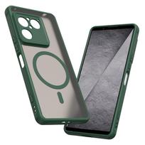 Sony Xperia 1 VIII dėklas Stilingas Pusiau permatomas Matinis Magnetinis Atsparus pirštų atspaudams Buferio dangtelis Sony Xperia 1 VIII dėklui Sony Xperia 1 VIII žalia