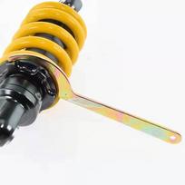 Metal Motorcycle Tool Shock Absorber Suspension C Spanner Wrench Hand Tool Hook For Honda ForYamaha Benelli TRK 502 502X 251 TR yellow