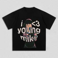 Jaunosios Miko Vėlyvo Išsiregistravimo Turas 2026 Aš Myliu JAUNĄ MIKO Prekinis ženklas T-shirt 100% Medvilnė Unisex Unisexs Unisexs T-shirt Y2k Laisvalaikio Gerbėjo Marškinėliai L gray