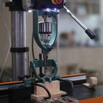 Square Tenon Machine Converter Precise Tenoning Sturdy Steel Bench Drill To Square Tenon Transform Tool 58mm/2.3in Reducer Sleeve