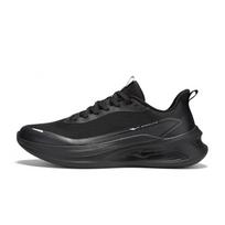Erke Comfortable Fashion Versatile Shock Absorbing Breathable Lightweight Low Top Casual Running Shoes Men sneakers Black Carbon-Gray 51125203467-003 41