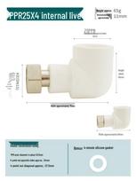 PPR Quick Connector Pre-filter for Water Heaters, 1  Female & Male Thread, 4-point 20 & 6-point 25 Hot Melt Pipe Fittings.
