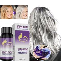Purple Hair Dye Shampoo for Blonde to Cover Gray Non-irritating Hair Fading Yellow After Bleach Hair Shampoo Gray Hair Remedy 1pc-1