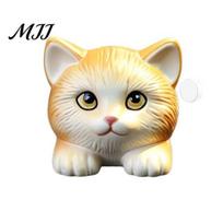 Interior Car Styling Accessories Cute Vent Clip, Lying Cat/Tiger/Panda/Rabbit Air Freshener Holder for SUV Dashboard Ornament Gift Truck, Decor A