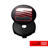 4PCS 56/60MM For Seat Cupra FR Leon MKGUT Formentor Ibiza 6l Ateca Cordoba E-Racer Exeo Alhambra Car Wheel Center Hub Caps Logo Cover