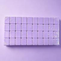 Purple Hand-Rubbed Mini American Mahjong Tiles: Four-Layer Color-Block Acrylic for Casual Play Wholesale (300 Sets) white