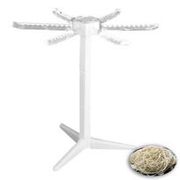 Pasta Drying Rack with 6 Handles Noodle Stand Removable Space Saving Kitchen Tools white