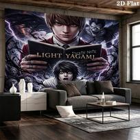 Death Note Wall Tapestry Aesthetic Wall Hanging Printed Fabric Blanket Decorative Tapestries For Bedroom Living Room Home Decor 150cm x 200cm