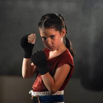 Vaikų geliniai bokso pirštinės pusės piršto kovos menų treniruočių rankų įvyniojimai Muay Thai kikbokso apsauga Black GelGel, Age 10