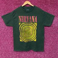 Nirvana Nevermind Album Dead Smiley Face Logo T-Shirt Large Unisex T-Shirt XXXL pink