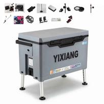 Fishing Seat Box Adjustable Tackle with Legs Telescopic for Anglers,