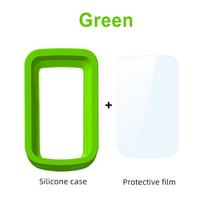 iGPSPORT BSC100S Protective Case GPS Computer Silicone Cover Protection Screen Film (Does Not Include GPS Computer) juoda