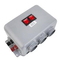 Trijų angų automobilinis šildytuvas (12V) (600W) gray