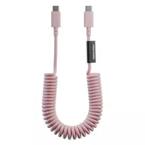 Native Union Pop Cable USB-C į USB-C 1,2 m 60W pintas laidas - Candy