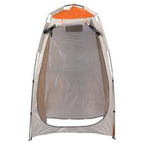 Privacy Shelter Tent Portable Outdoor Camping Beach Shower Toilet Changing Tent Sun Rain Shelter with Window Orange & Grey gray