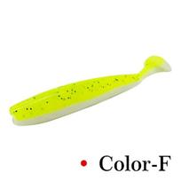 20vnt/rinkinys Žvejybinis masalas Minkštas žvejybos masalas kirmėlė vobleriai žūklės masalas silikoninis plaukimas Isca 5.5cm yellow