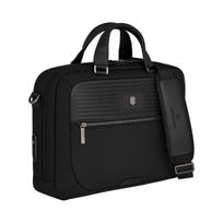 Victorinox Mythic Compact Briefcase with Laptop Sleeve and Travel Personalized Premium Black 14-inch Pouch, Design, Design, 13L, [Product Code