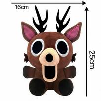 latest 99 Nights In The Forest Plush Cub Deer Plush Humorous Activity Chrismas Present Anime Peripherals Gentle Doll Latest Adorable Deer Doll brown