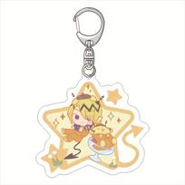Anime Welcome To Demon-School Iruma-kun Keychain Figure Suzuki Iruma Valac Clara Key Chain Acrylic Keyring Car Bag Decoration beige