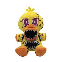 18cm FNAF minkšti pliušiniai žaislai Freddy Fazbear meškinas Foxy triušis Bonnie Chica pliušas žaislai 5 naktys pas Freddy pliušiniai žaislai dovanos yellow