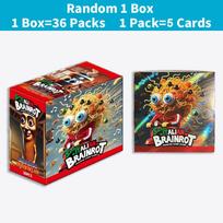 Italian Brainrot Trading Cards Tung Tung Tung Sahur Tralalero Tralala Collection Card Game Collectible Cards Toy Christmas Gifts blue