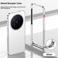 Itin plonas aliuminio rėmelis Metalinis buferio dėklas skirtas VIVO X200 X300 Ultra Pro X300s X200s X200FE X300FE Y300GT Y200GT IQOO 15 13 aluminum&vivo iQOO 15