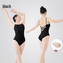 Women's Summer Pole Dance Leotard - Adult Ballet/Gymnastics Practice Wear, Body-Shaping Dance Costume. M