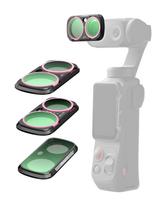TELESIN Insta360 Luna Ultra Exclusive VND Variable ND Black Lens Filter Set [CPL + 2-32 + 1/4 Mist]