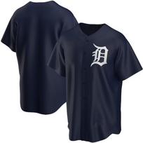 Unisex Detroit Tigers Baseball Jersey Fan Edition Embroidered Sport Shirt Outdoor Activities Casual Wear XL black