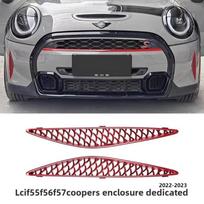 Honeycomb Mesh Grille Insert Front Bumper Lower Air Vent Decoration Net Fish Scale Net for MINI Cooper S JCW LCI F55 F56 F57 Red fish scale black