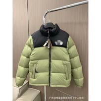 Winter 1996 US Version Plaid Hooded Cotton Jacket Unisex Warm Embroidered Couple Coat M 90-115 black
