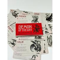 Demon Of The Day Deck English Version 40 Inspirational Messages Divination Fate Board Game Oracle Cards