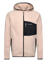 Columbia Sportswear - Fast Trek Overlay Hooded Full Zip - Sportinės flisinės kelnės - Smėlio