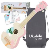 CLASSIC WORLD medinė ukulelė gitarėlė vaikams, rožinė
