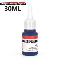 30 ml klijų valiklis. Taikomos medžiagos: klijai be nagų, UV klijai, greitai džiūstantys klijai, 502 klijai 30ML white