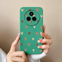 For Realme 14 Pro Plus Case Love Heart Back Cover For Realme 14Pro+ Soft High Quality Liquid Silicone Full Protection Phone Case Realme 14 (5G)