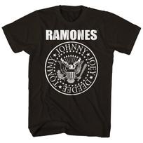 26 Ramones Seal Logo Mens T Shirt Rock and Roll Music Classic Band Tee New Black Unisex T-Shirt 5XL