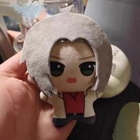 New Anime Katekyo Hitman Reborn Plush Doll 10Cm Cartoon Cute Sawada Tsunayoshi Gokudera Hayato Pendant Keychain Toy Fans Gifts 10cm gray