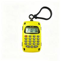Mini Car Shaped Portable Calculator Compact Design Detachable Keychain For Students Office Workers Daily Use