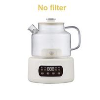 Xiaomi 110V/220V MultiFunction Health Kettle Temperature Adjust Glass Tea Maker Appointment Flower Teapot Portable Electric Kettle 1.2L 110V&AU