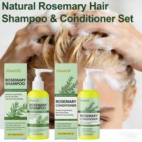 Organic Rosemary Hair Shampoo Conditioner Set For Volumizing Thickening Strengthening Oil Control Nourishes Smoothing Hair Care Shampoo