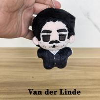 10cm Funny Cosplay Game RDR2 Red Dead Redemption 2 Morgan Arthur and Van der Linde Dutch Plush Toys Anime Character Plushie Doll About 10cm black