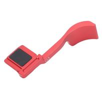 Thumb Up Grip Fit for Leica Q3 Camera Hot Shoe Thumb Rest Support Grip for Stable Hand Hold with Anti Scratch Silicone raudona