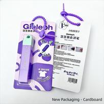 12ml Stain Remover Pen with Brush Head Double Head Design Oil Remover Stick Portable Water-free Emergency Stain Remover Dating Purple