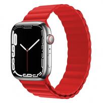 Magnetic loop strap For Apple watch ultra 3 band 44mm 40mm 45mm 41mm 42 49mm 46mm Silicone Bracelet iWatch series se 7 8 9 2 10 42 44 45 49 S10-46mm black